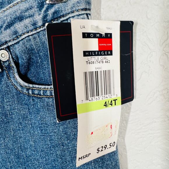 Copied - NEW! Tommy Hilfiger Jeans Girls Blue Med Wash - 4T - Picture 3 of 4